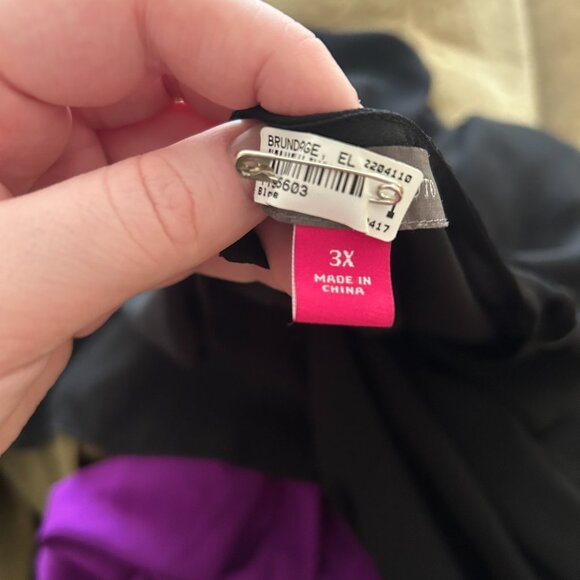 NWT Vince Camuto Women's Black Short Sleeve Blouse - Picture 8 of 10